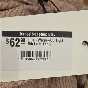 Jule Dancwear Ribbed Latte Leggings